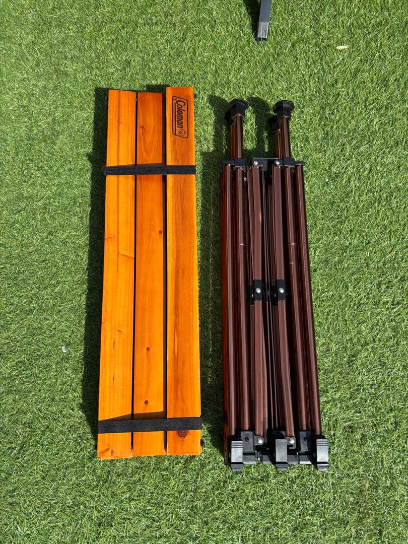 Coleman ナチュラルウッドロールテーブル クラシック　110
