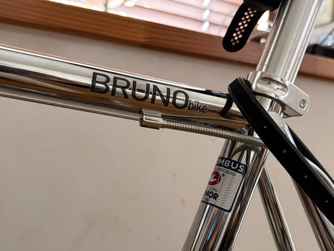 美品 BRUNO ミニベロロード クロムプレート ※基本都内引渡し 460