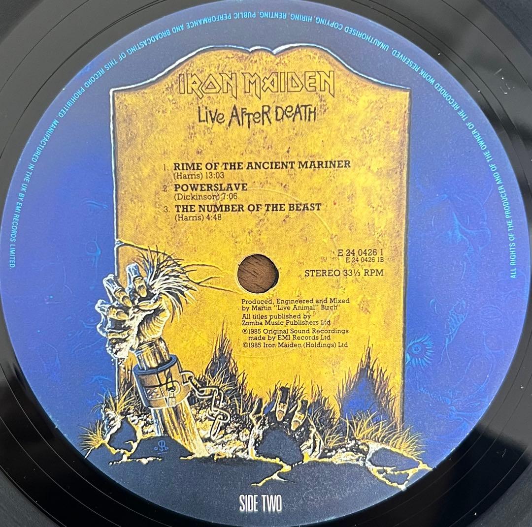 【2LP/UK盤】Iron Maiden / Live After Death