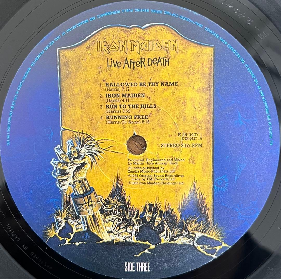 【2LP/UK盤】Iron Maiden / Live After Death