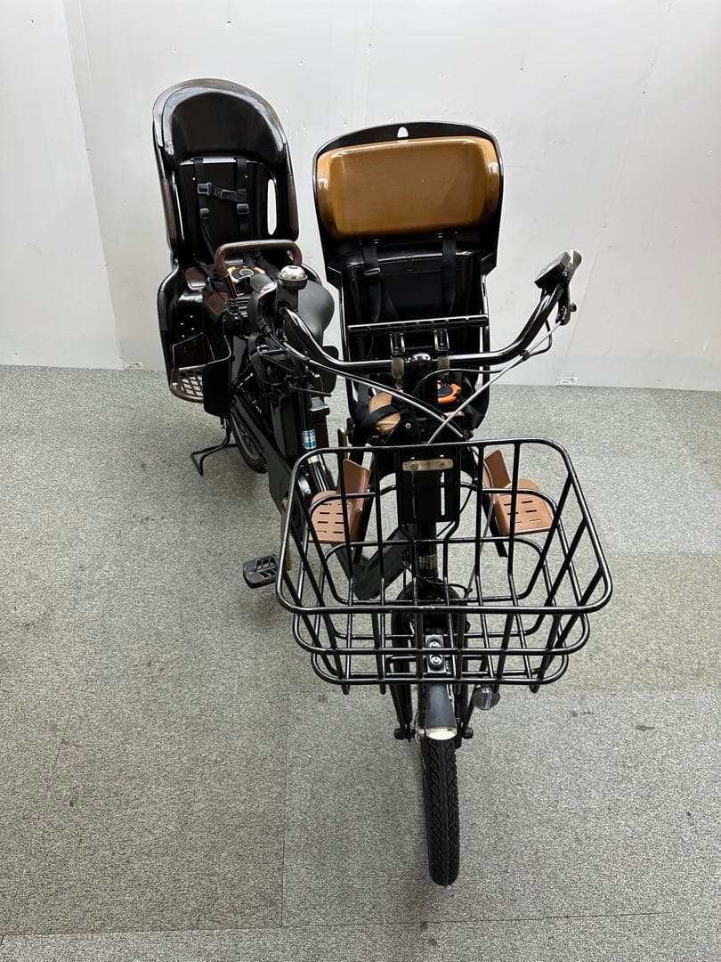 人気な車種　パナソニックギュットアニーズ　3人乗り電動自転車　チャイルドシート付