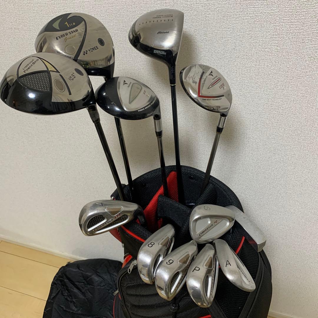 YONEX BRIDGESTONEなどのゴルフクラブセット 14本 右利き用
