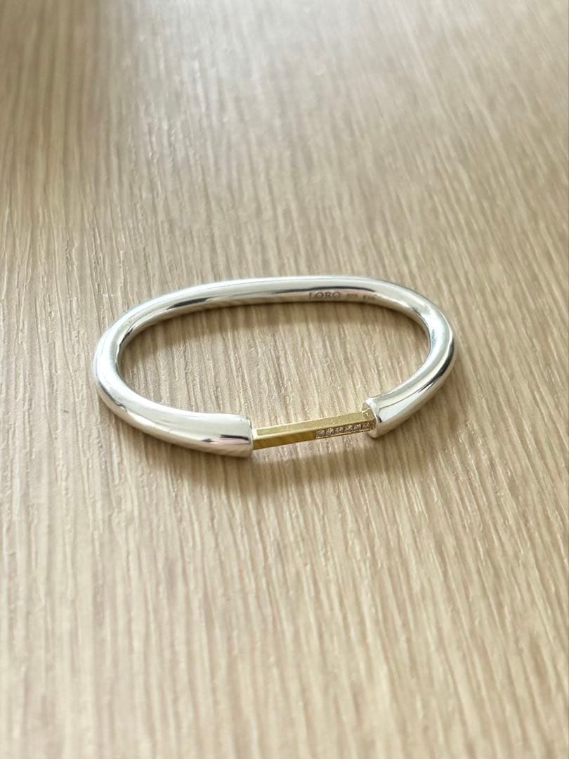 アクセサリー loro front open ring 04 ichimatsu dia