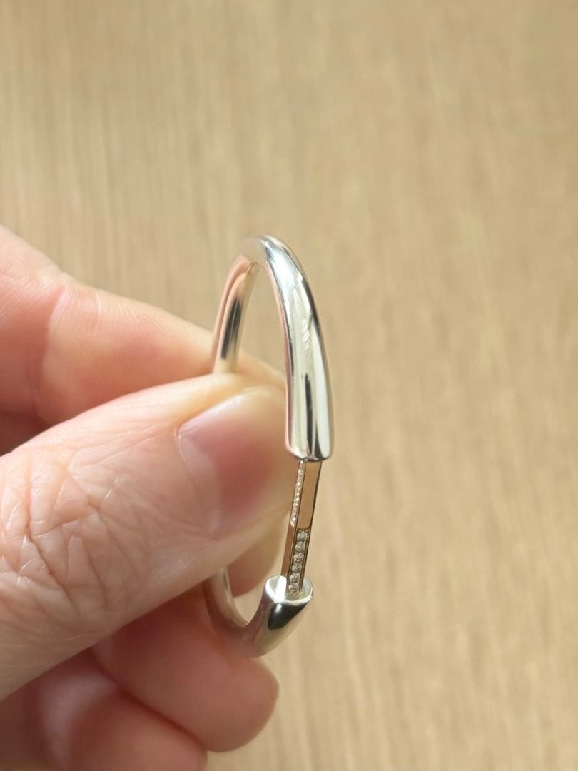 アクセサリー loro front open ring 04 ichimatsu dia