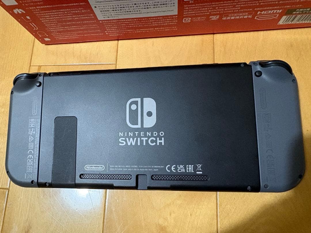 付属品完備Nintendo Switch 本体 グレー あつ森 ポケモン