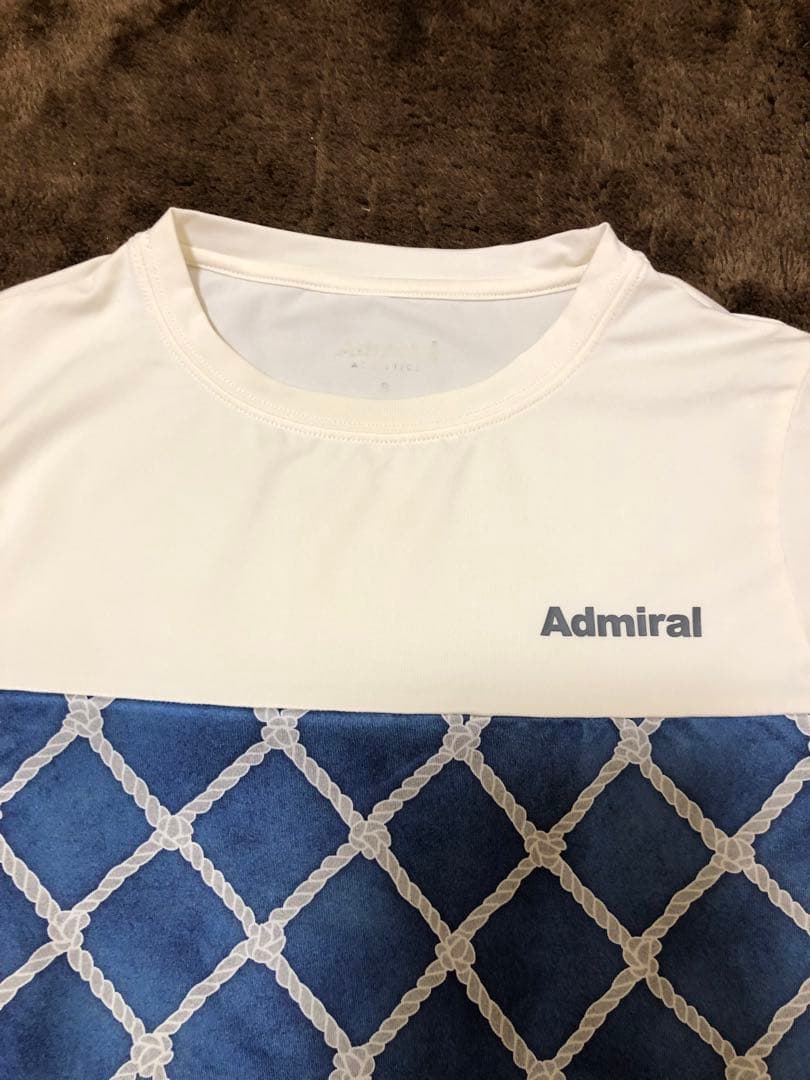 Admiral テニスウェア 青/白