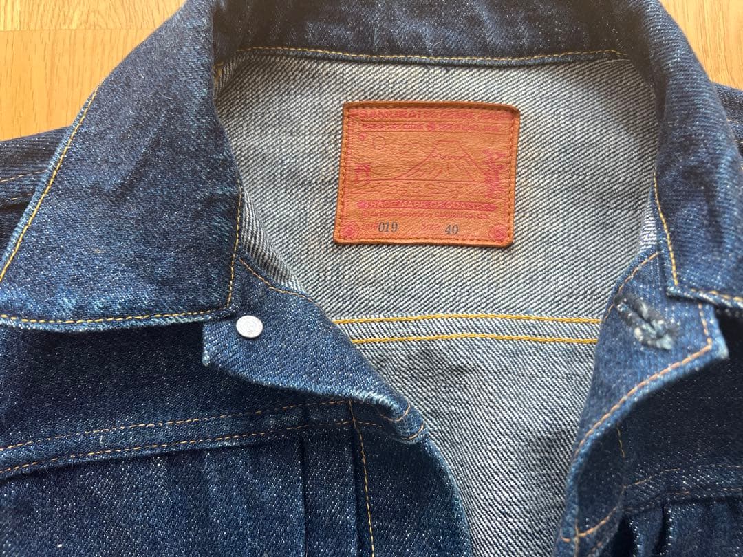 サムライジーンズ　S552XX 21oz size40 デニムジャケット2nd