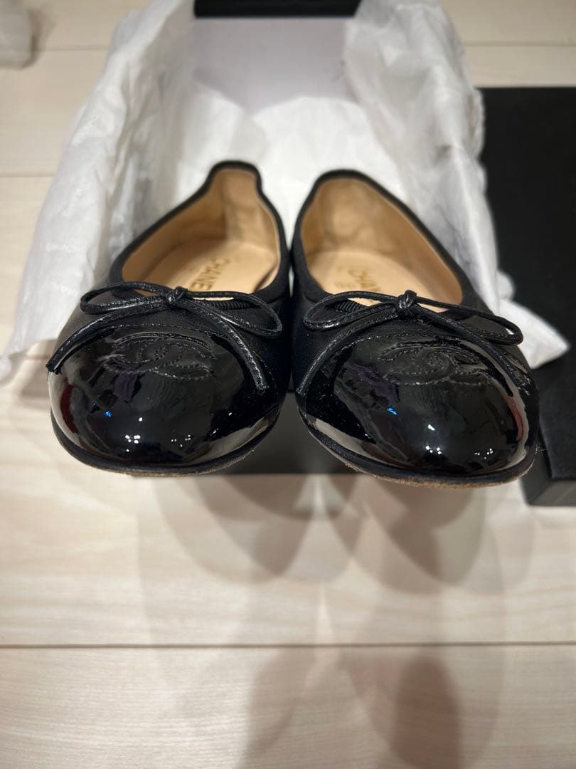【美品】【パリ本店購入】CHANEL バレリーナ(36サイズ)