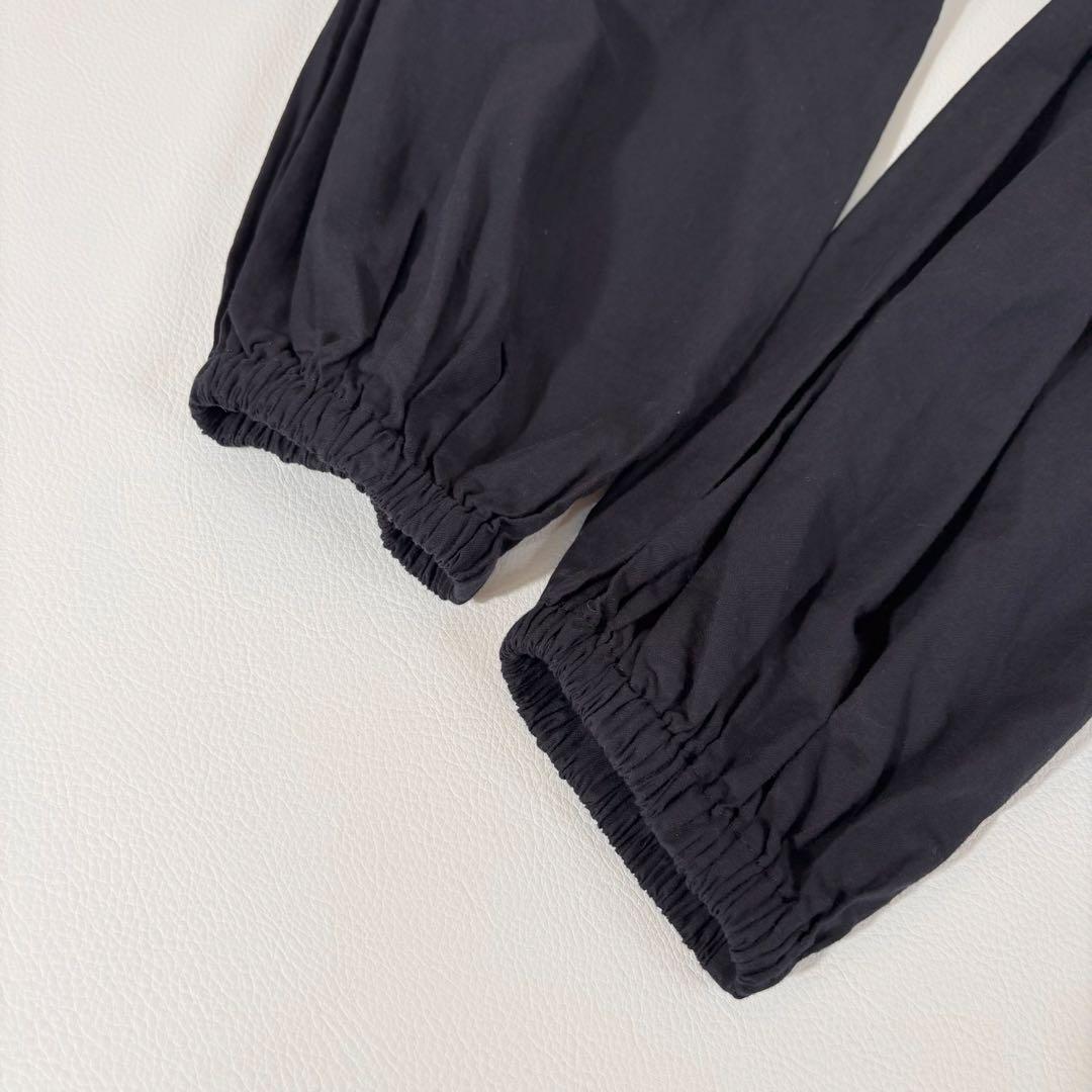 943美品✨ ビアズリー ギャザーワンピース 洗える ネイビー ロング