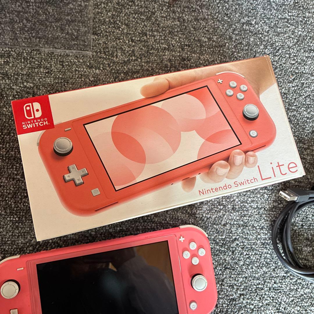 Nintendo Switch Lite コーラル 本体 箱