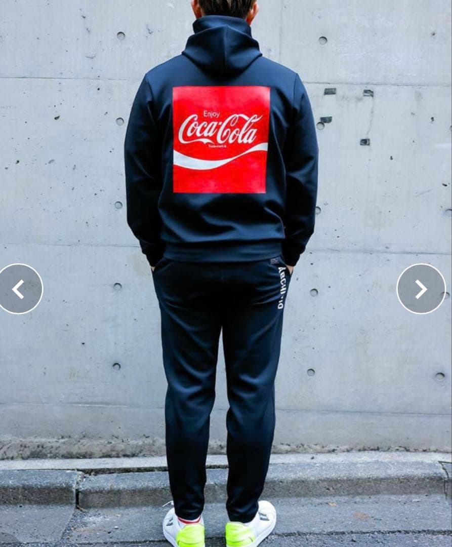 【メンズ】ARCHIVIO コカコーラセットアップ BLACK