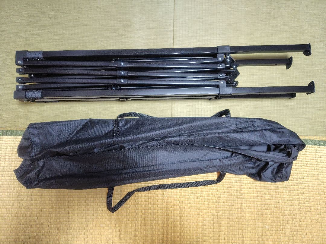 【2回使用】タープテント　2.5ｍ　サンドベージュ