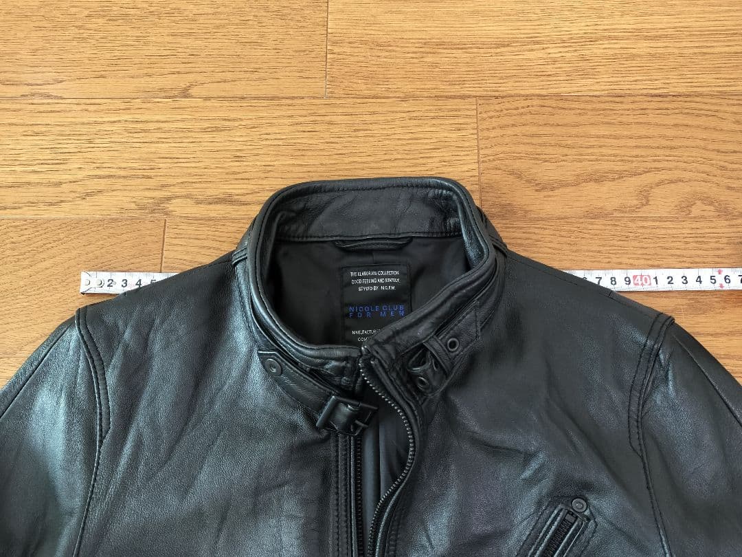 NICOLE CLUB FOR MEN　レザージャケット