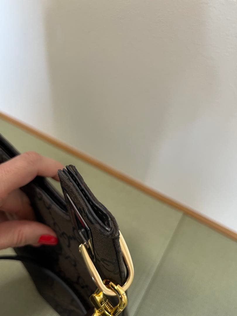 訳あり GUCCI グッチ ブラウン系 バッグ