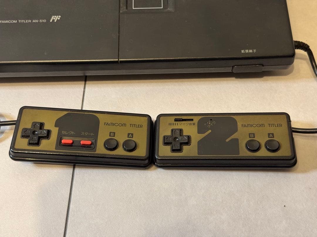 SHARP AN-510 FAMICOM TITLER ファミコンタイトラー