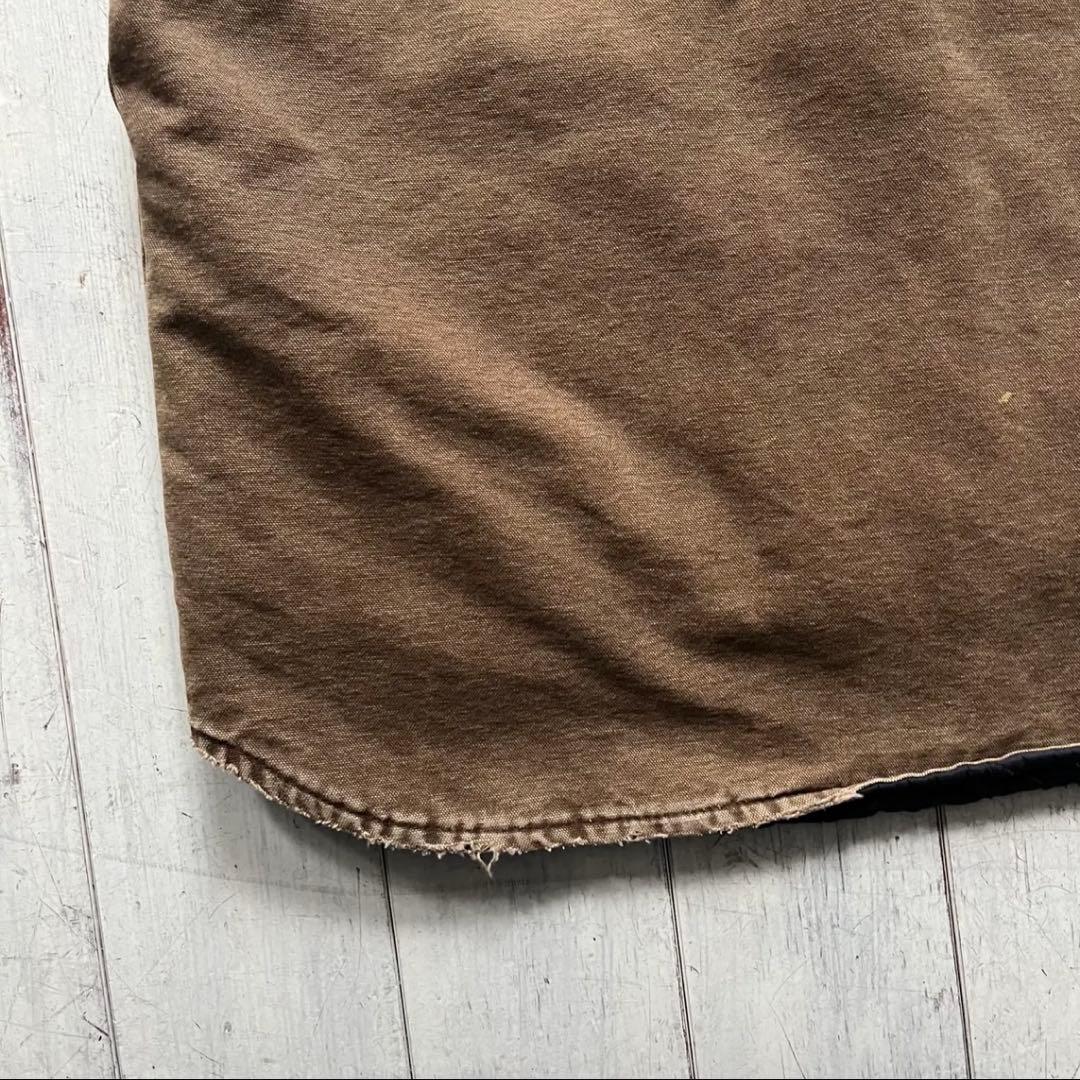 く*い様 -carhartt- fade brown duck vest