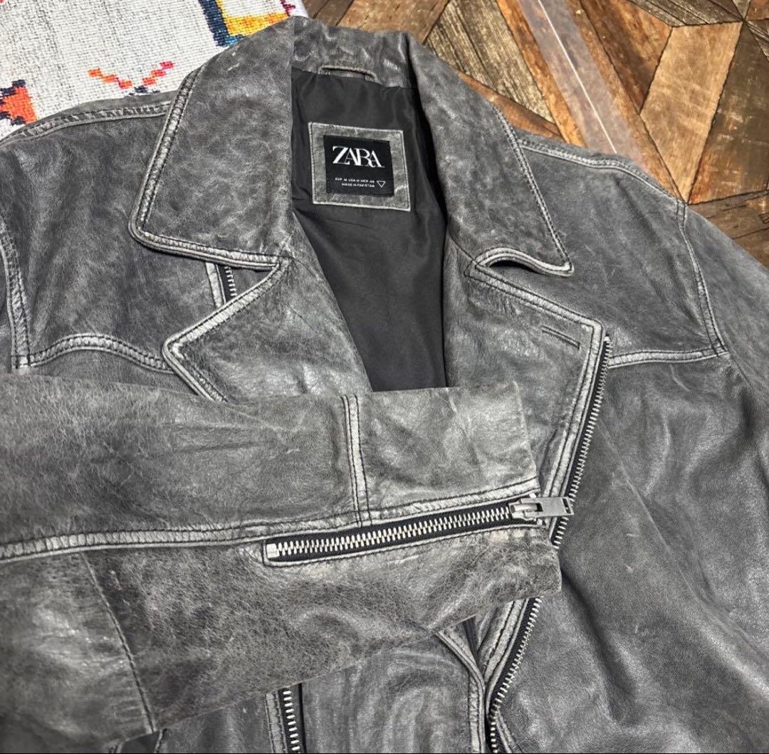 ZARA リアルレザーライダース