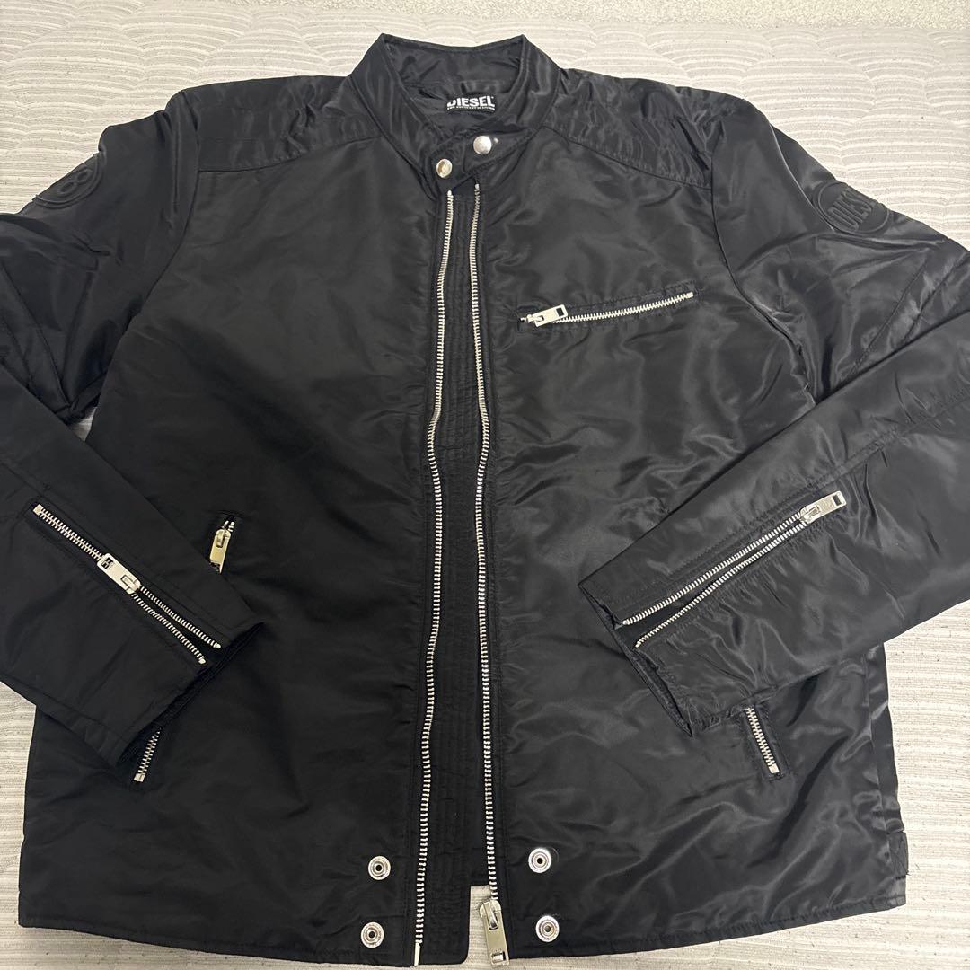 DIESELシングルライダースジャケット XL
