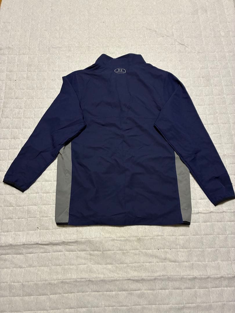 【新品未使用】Under Armour ウィンドブレーカー 上下セットXXL 紺