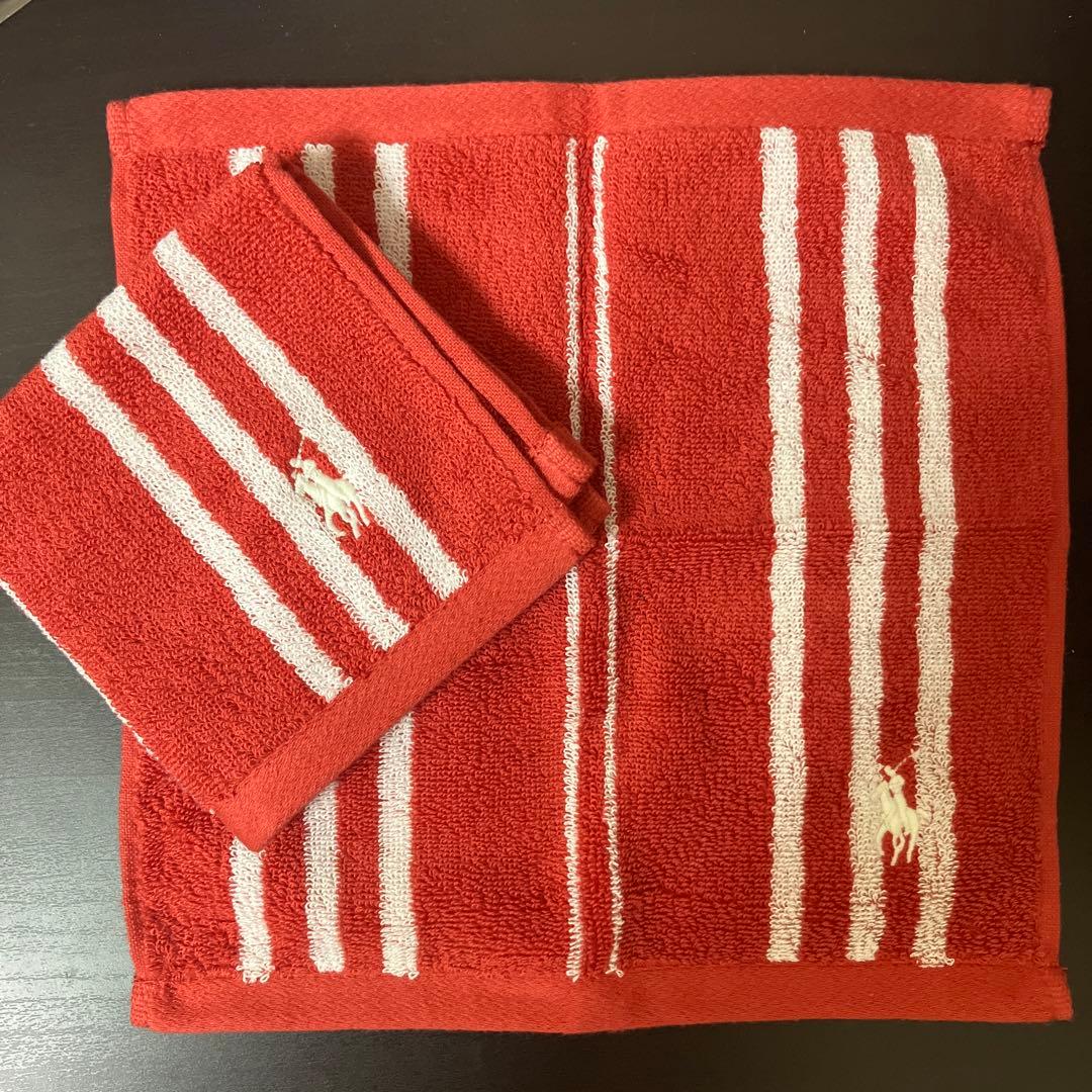 新品　ラルフローレン　タオルハンカチ　5セット