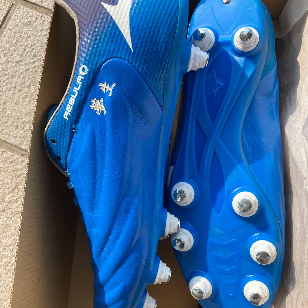 ミズノ サッカースパイク 26.5センチ 【２足セット】　青