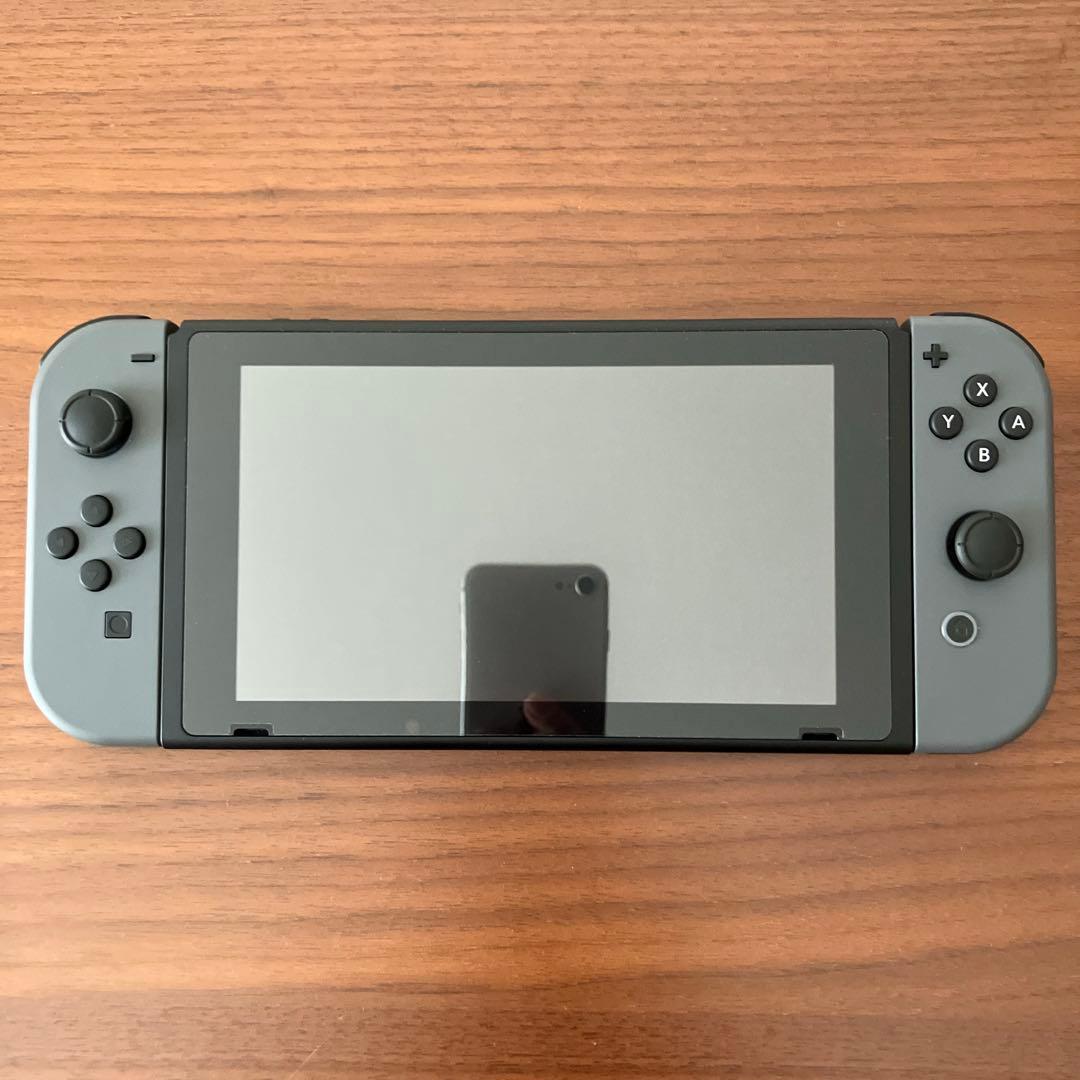 【美品】Nintendo Switch カスタマイズモデル グレー ケース付き