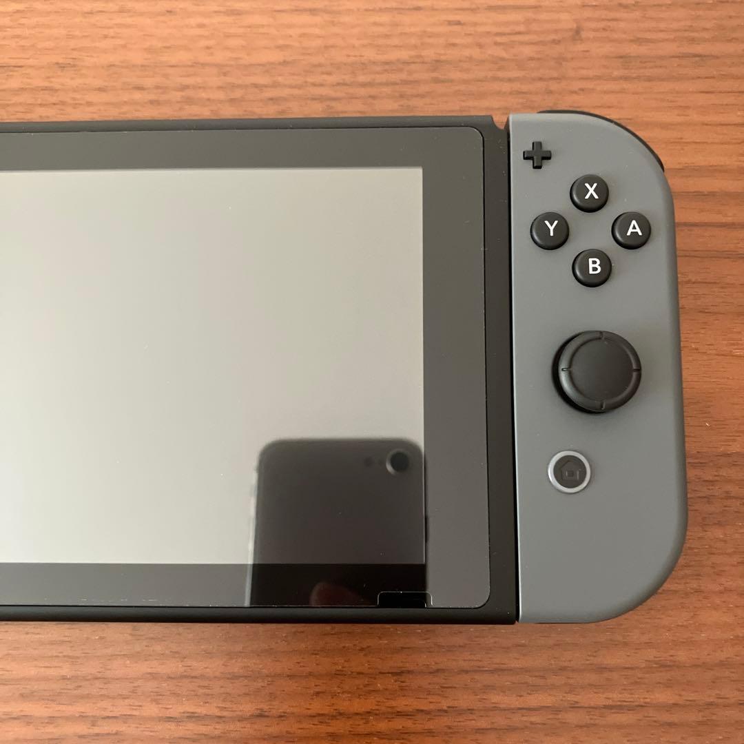 【美品】Nintendo Switch カスタマイズモデル グレー ケース付き
