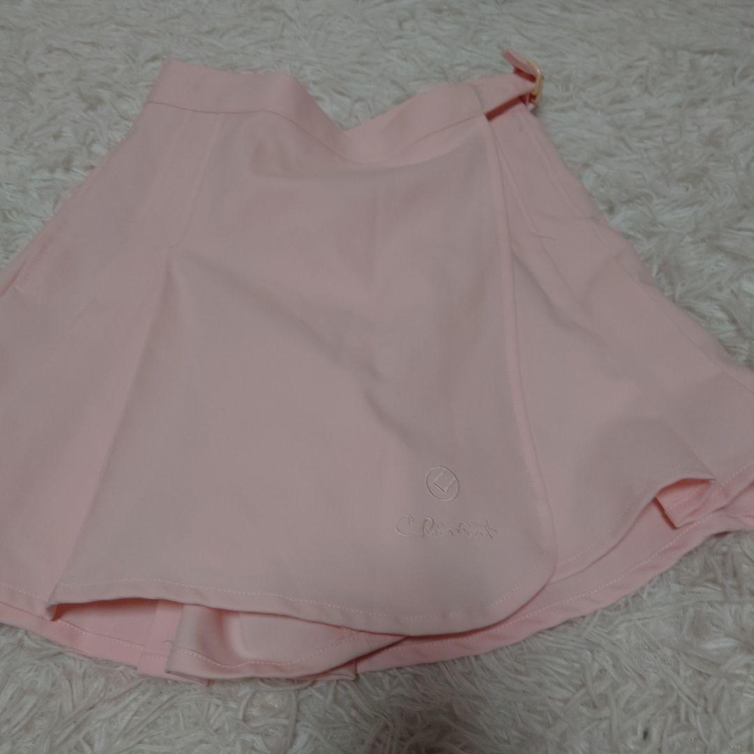 【美品】クリスエバート  テニスウェア ラップキュロット ポリエステル100%