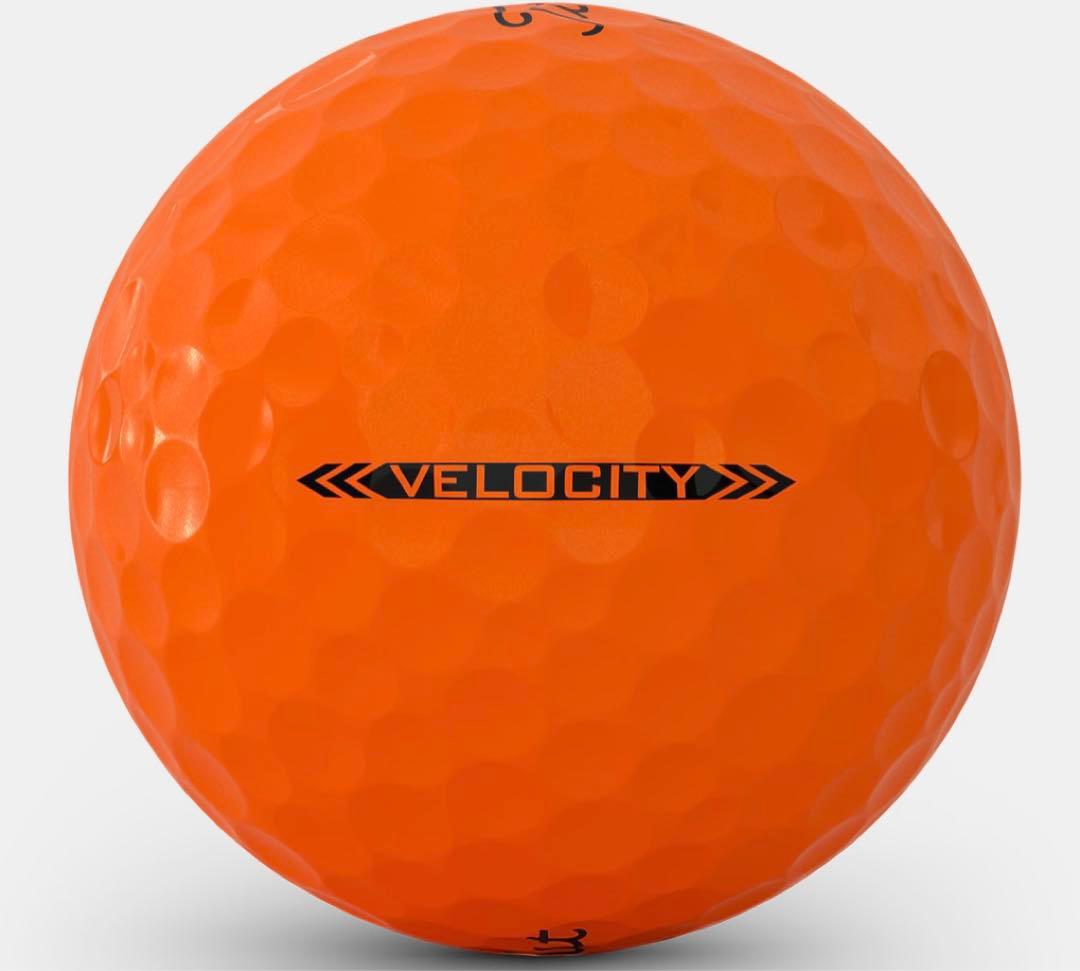 新品2026年NEWタイトリストVelocity オレンジ　2ダース（24球）