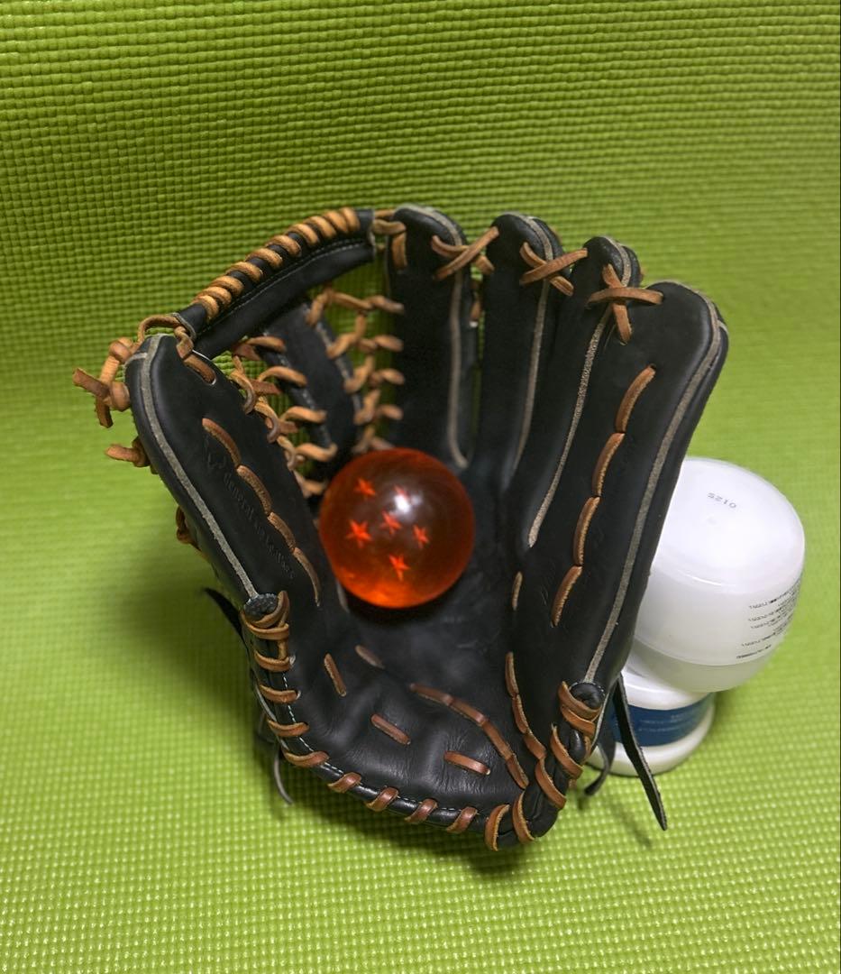 美品　ミズノプロ　硬式用　外野手　限定ラベル　久保田スラッガー　ゼット　ZETT
