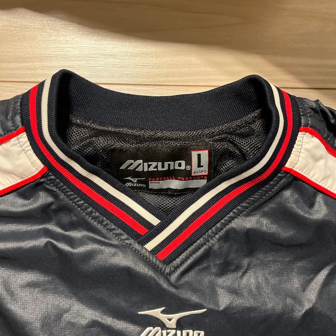 大特価！早い者勝ち！　Mizuno ネイビー Vネックジャケット Lサイズ