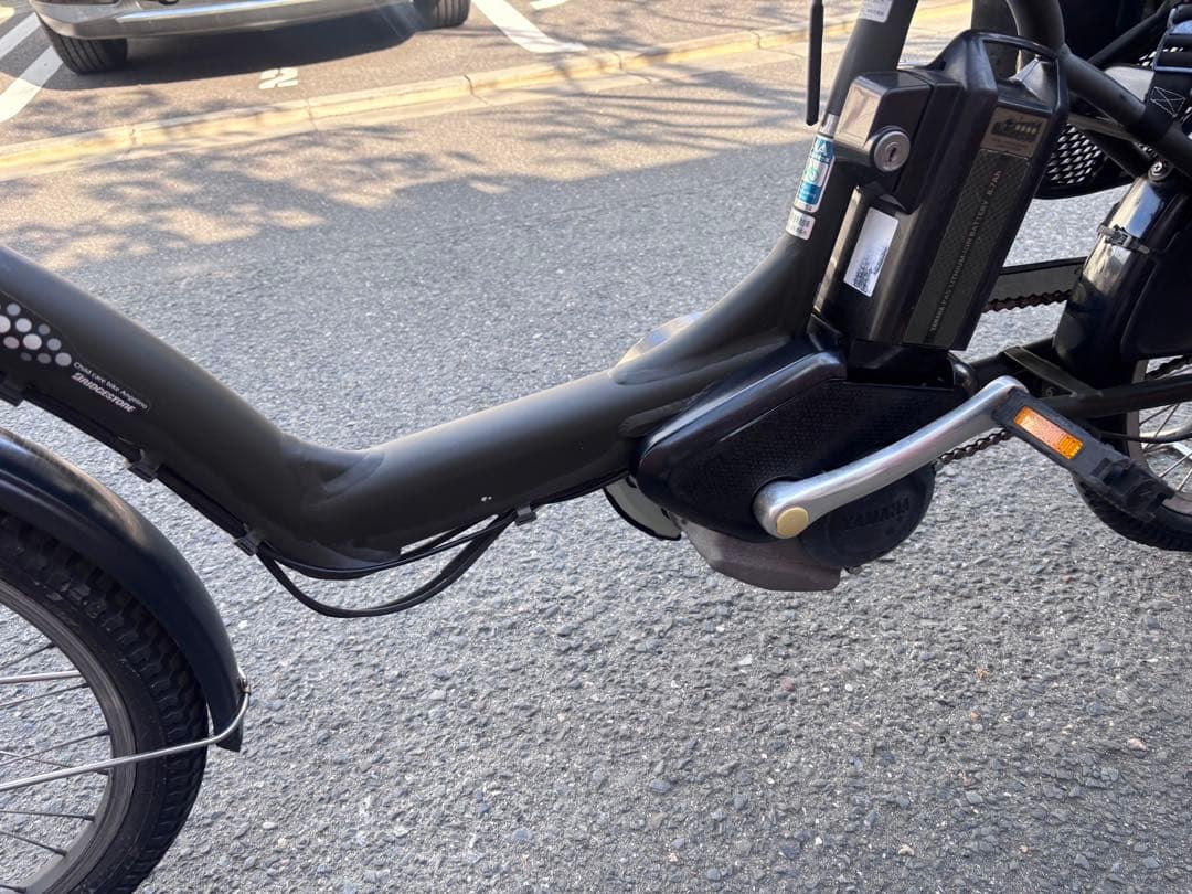 BRIDGESTONE 電動アシスト自転車 チャイルドシート付きカーキー色