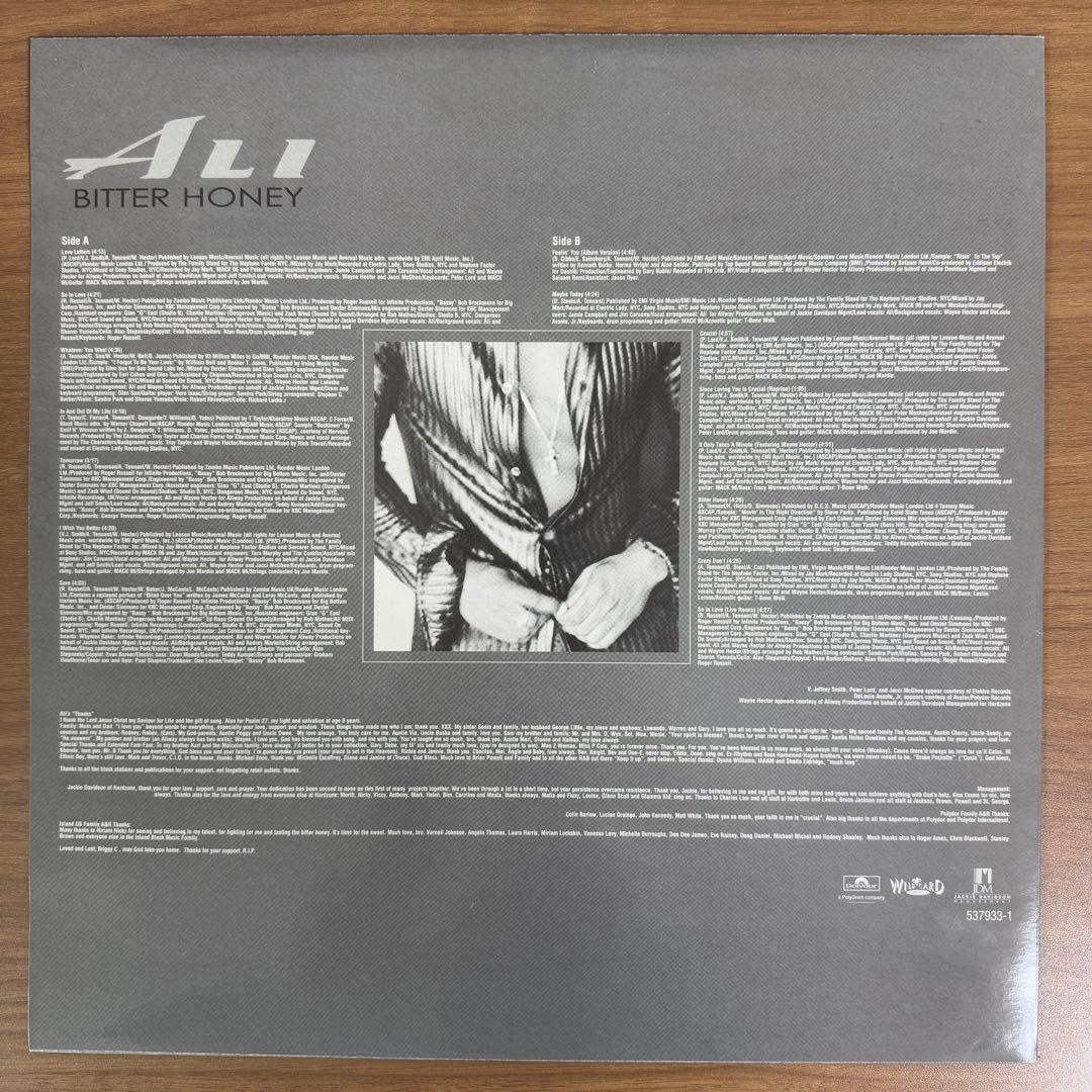 洋楽 ALI / BITTER HONEY