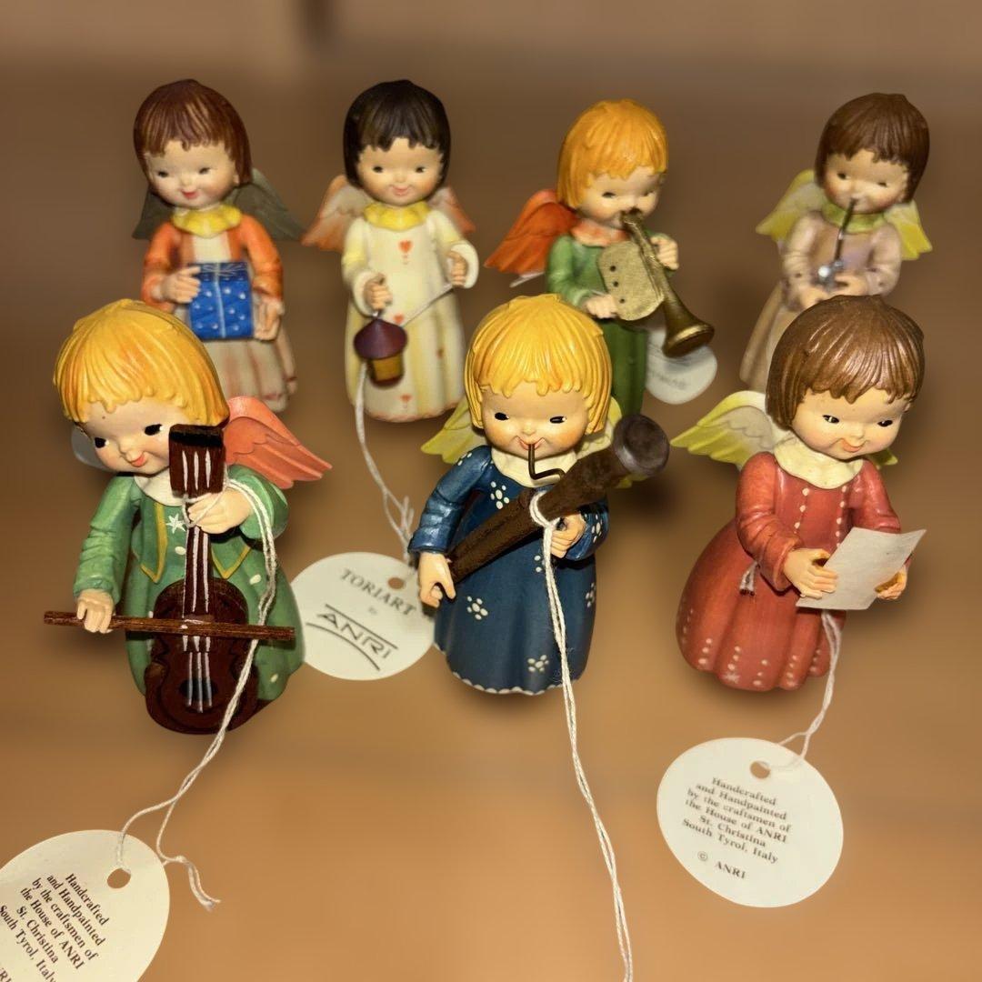 アンリ人形　音楽隊15体セットタグ付き　アンリ　ANRI　イタリア　高さ9ｃｍ