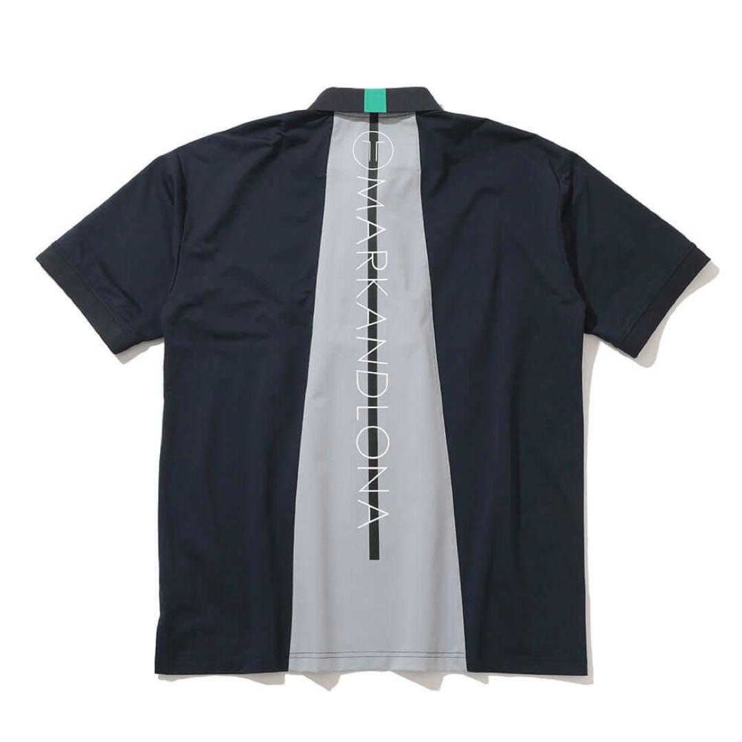 美品 ★ MARK&LONA ポロシャツ ネイビー マーク&ロナ 正規品 紺