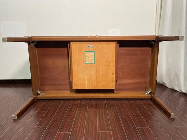 専用　定価約10万円 マルニ 地中海シリーズ センターテーブル 引き出し付き