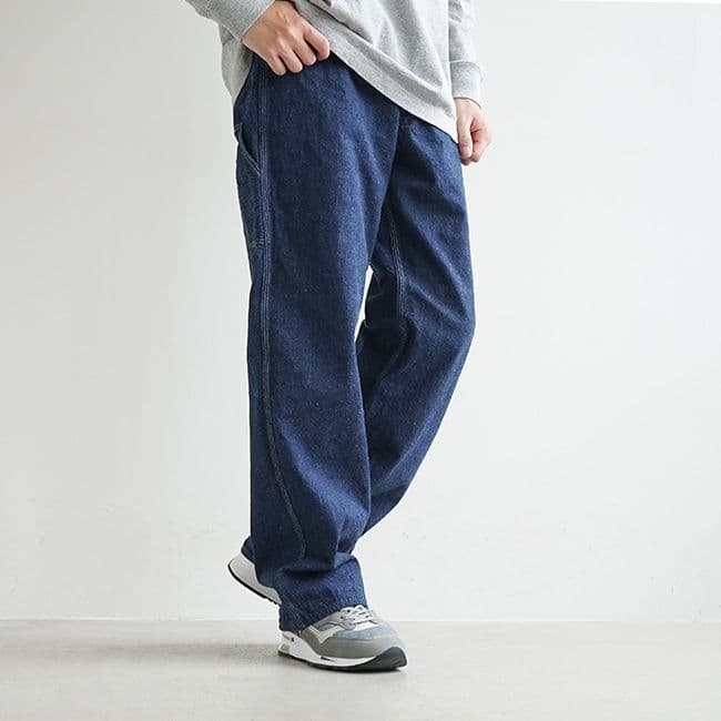 美品◆orSlow オアスロウ ペインターパンツ デニム 日本製