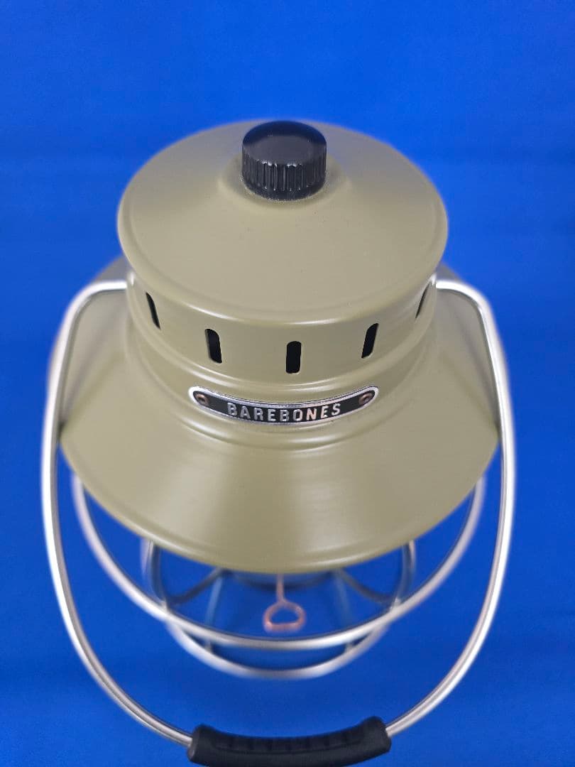 Barebones ベアボーンズ レイルロードランタンLED　オリーブドラブ