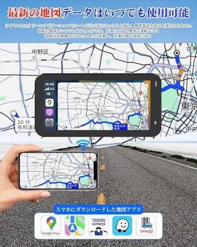 【最新型】バイク ディスプレイオーディオ バイク carplay バイク anA