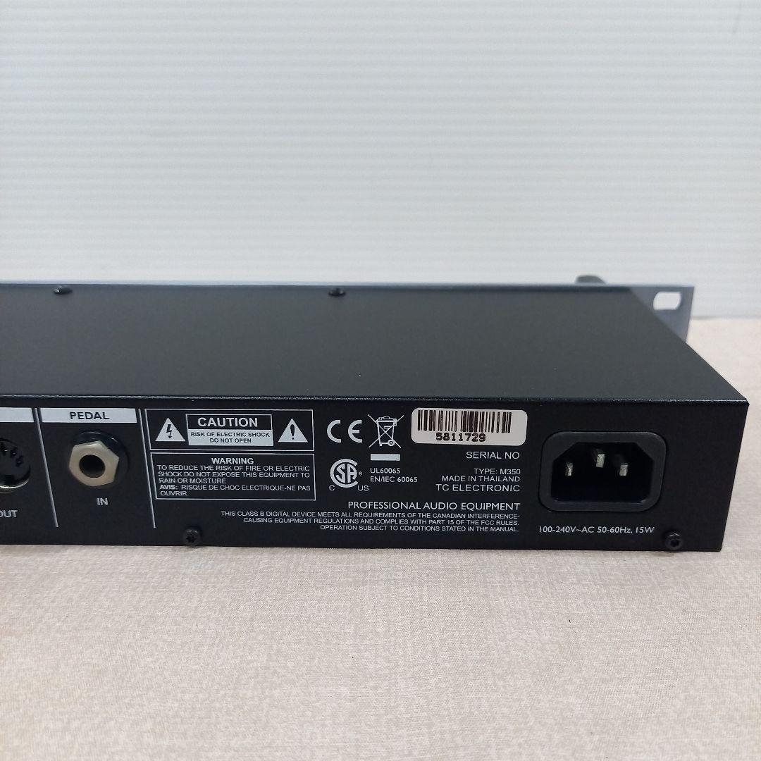 美品◎t.c. electronic M350 リバーブプロセッサー 1U①