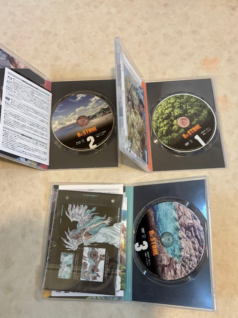 Dr.STONE ドクターストーン」Vol.1〜3　DVDセット