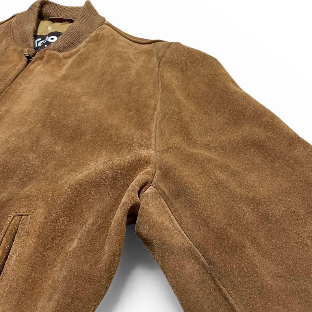 Schott スエード レザーブルゾン 42 USA ショット レザージャケット