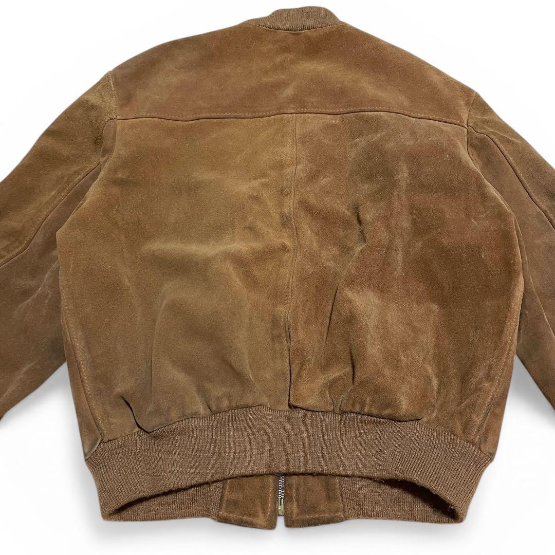 Schott スエード レザーブルゾン 42 USA ショット レザージャケット