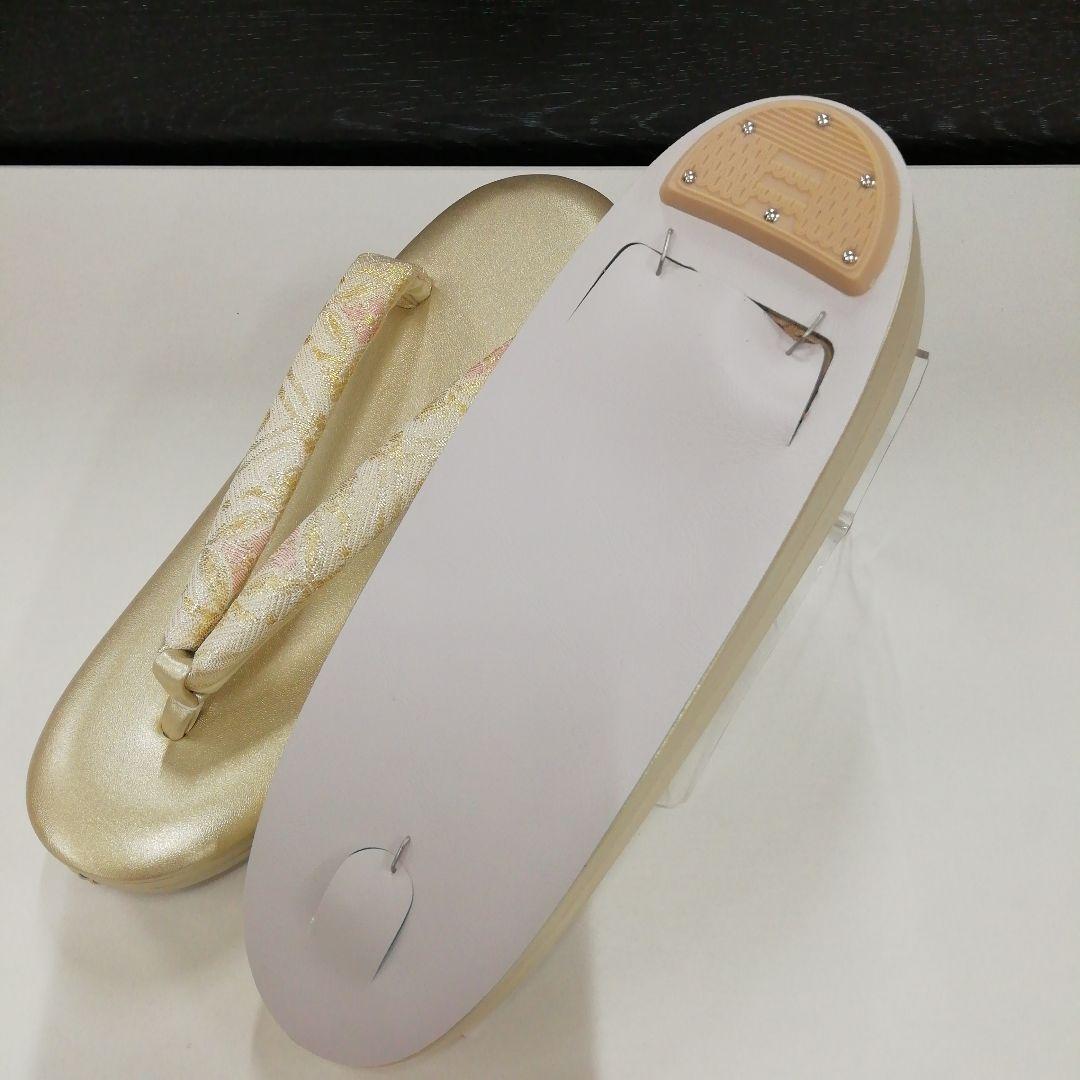 新品未使用　礼装用　高級草履バッグセット　フリーサイズ 　ゴールド　kb-9
