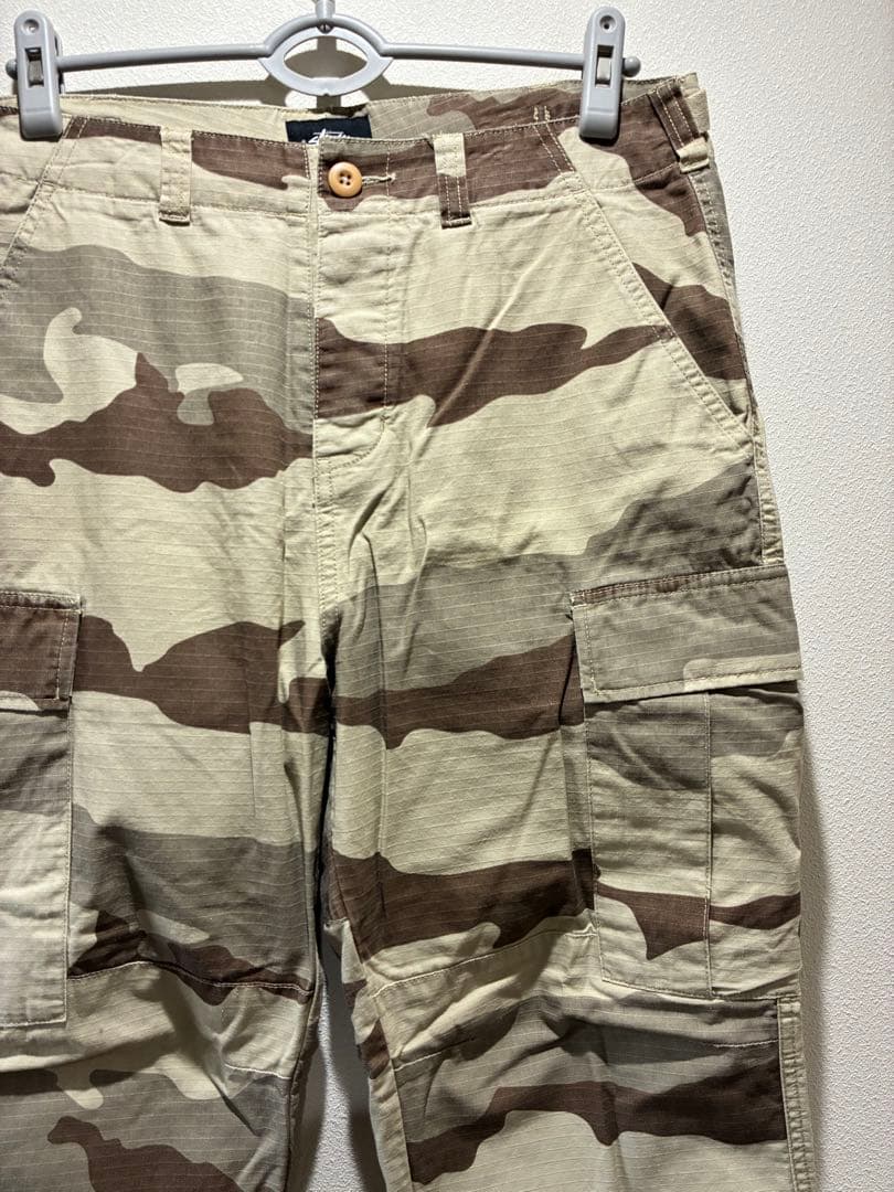 stussy カーゴパンツ　迷彩カモ