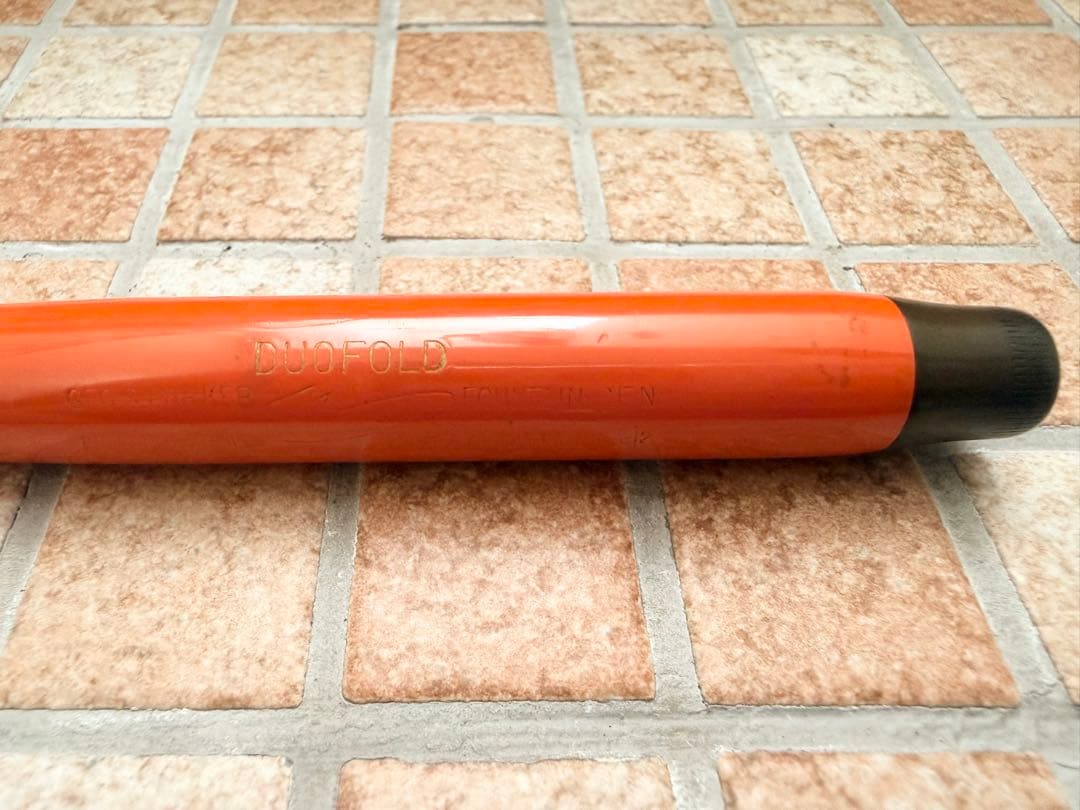 い*ご様 パーカー デュオフォールド シニア ビッグ レッド万年筆