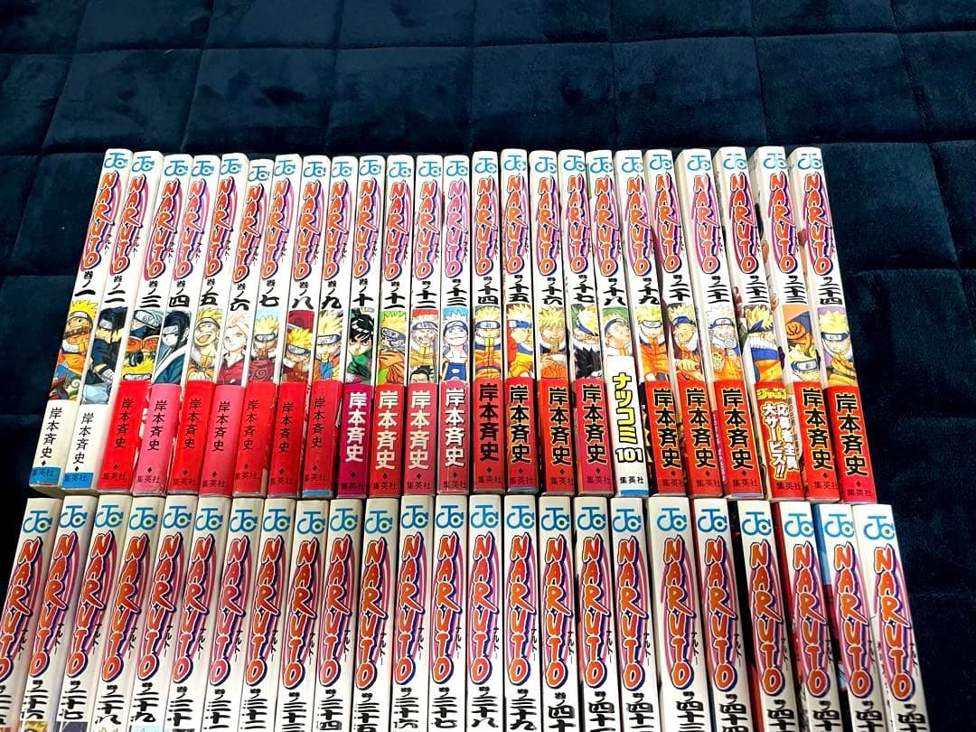 NARUTO 全72巻セット　初版帯付き（2-72巻）