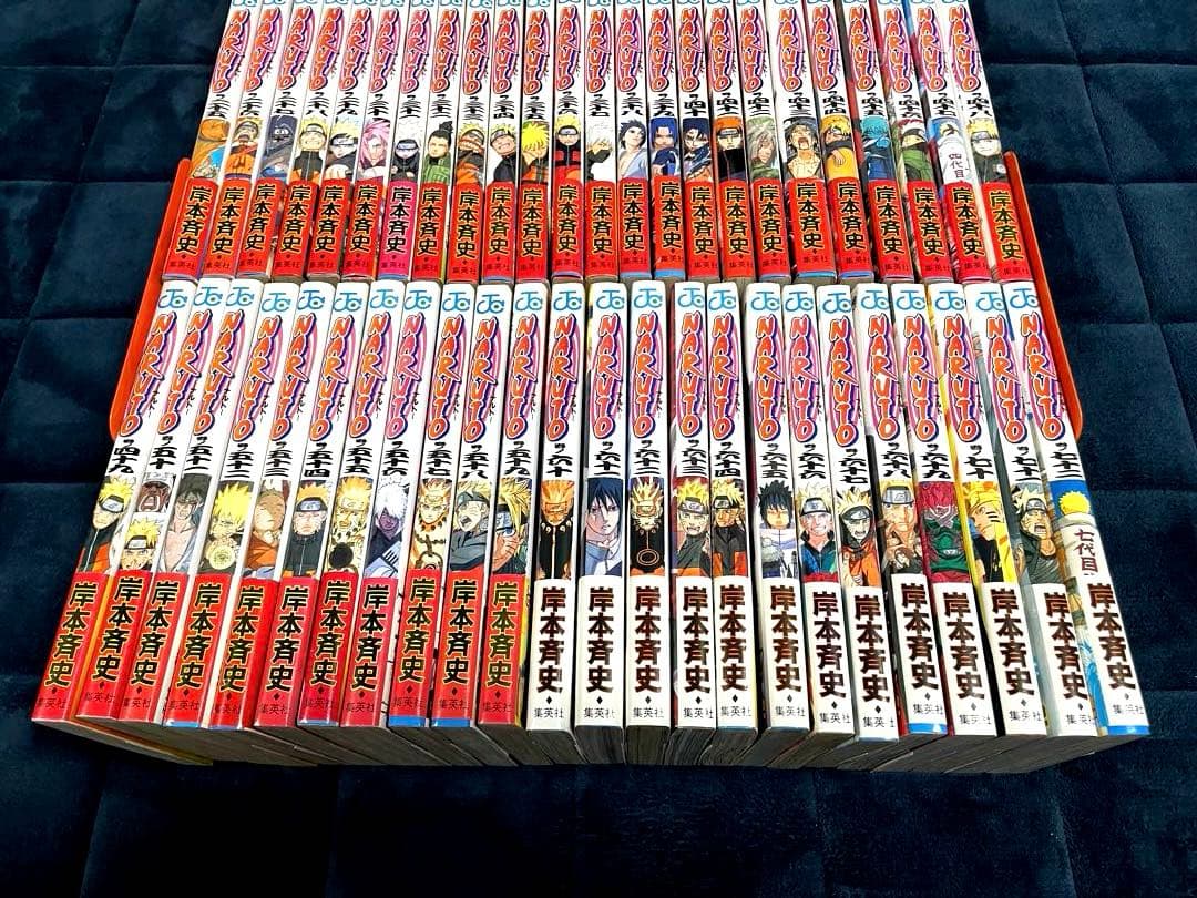 NARUTO 全72巻セット　初版帯付き（2-72巻）