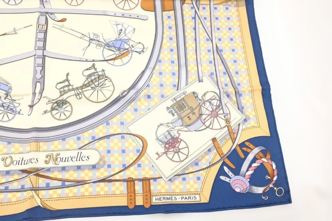 【現行品】Hermès　エルメス　カレ　70　馬車の変遷