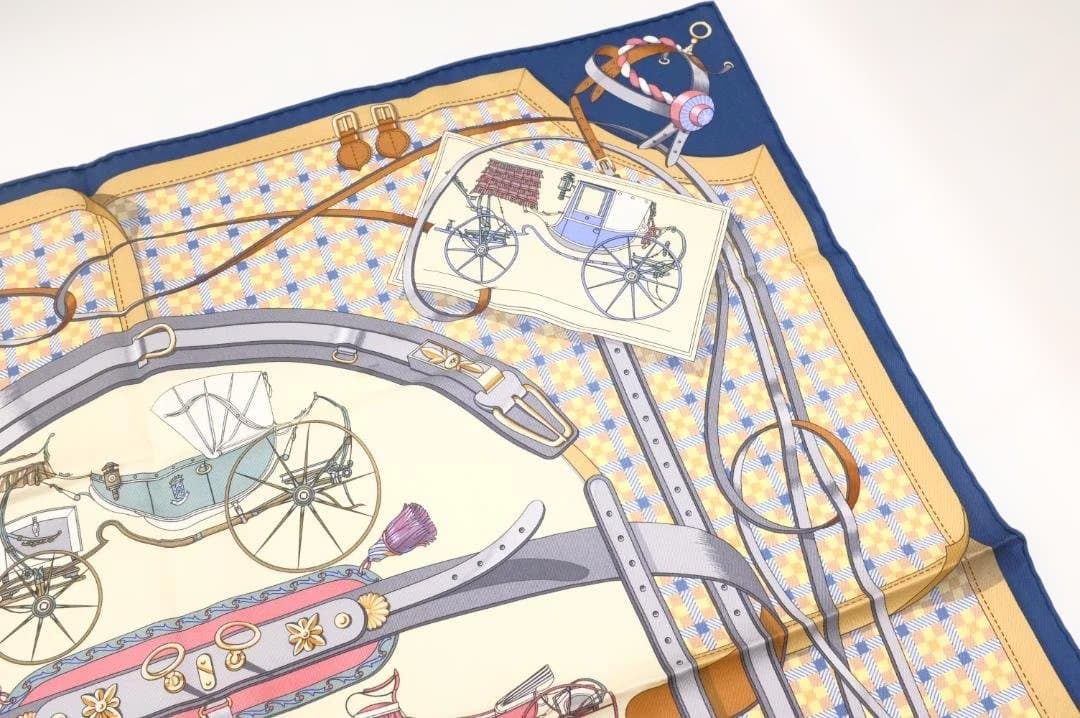 【現行品】Hermès　エルメス　カレ　70　馬車の変遷